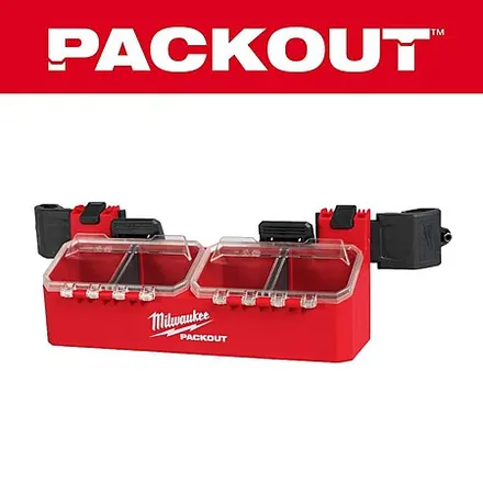 Milwaukee PACKOUT Tool Box 2-Bin Attachment