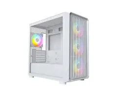 Montech X5M Micro-ATX Gaming PC Case w/ ARGB Fans & Tempered Glass Panel