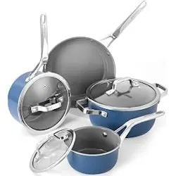 Mosiech 7-Piece Ceramic Nonstick Cookware Set for