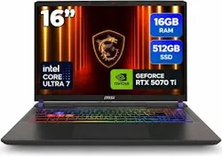MSI Vector 16 HX AI Core Ultra 7 255HX 16" Laptop