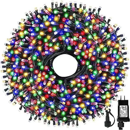 MZD8391 105' 300-ct IP65 LED Christmas String Lights (Various)