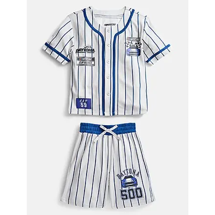 NASCAR Boys Baseball Jersey & Matching Shorts Set