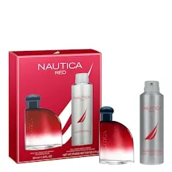 Nautica Red Men's Eau de Toilette & Deodorizing Body Spray Gift Set