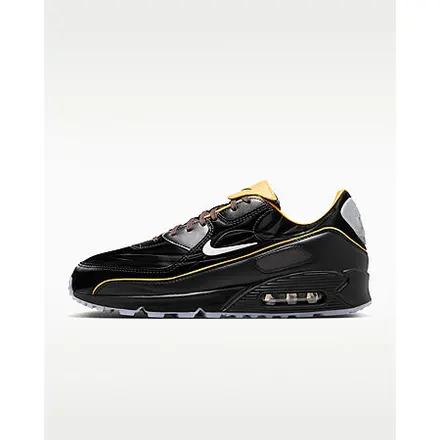 Nike Men's Air Max 90 "Mercurial" Shoes (Black/Gold Leaf/Pear/White)