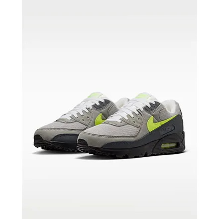 Nike Men's Air Max 90 Shoes (Black/Anthracite/Light Charcoal/Neon Yellow)