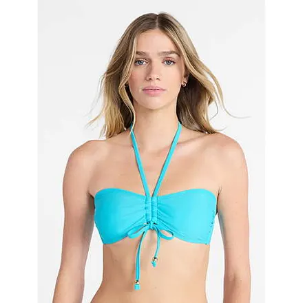 No Boundaries Women's Bikini: Mid Rise Bottom $2.65, Bandeau Top