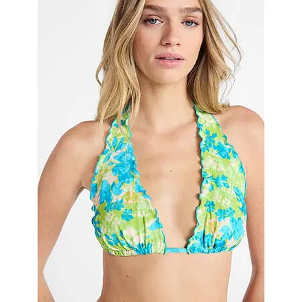 No Boundaries Women's Convertible Bikini Top (Lime Grass)