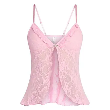 No Boundaries Women's Lace Flyaway Cami Top (3 Colors)