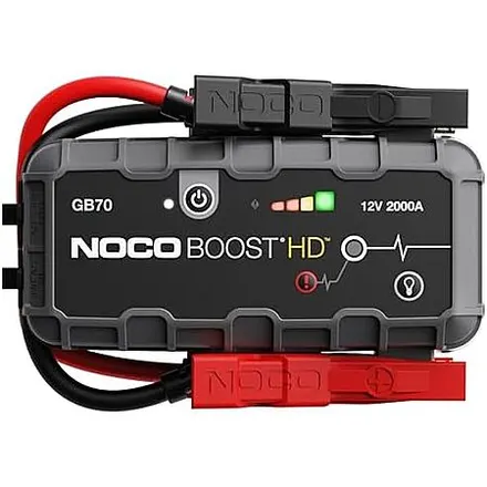NOCO Boost HD GB70 2000 Amp 12V Portable Lithium Car Battery Jump Starter
