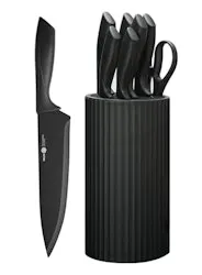 Nulas 8-Piece Kitchen Knife Set with Block