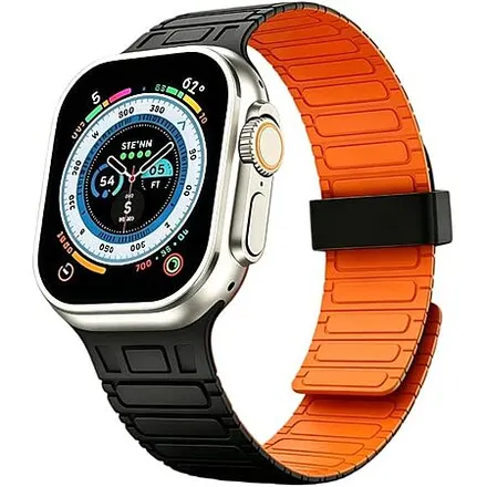 O-SEN Silicone Magnetic Apple Watch Sport Band (Various)