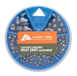 Ozark Trail 124-Piece Reusable Split Shot Assortment