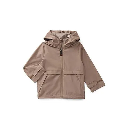 Ozark Trail Toddler Full-Zip Rain Jacket w/ Hood (Taupe Falls)