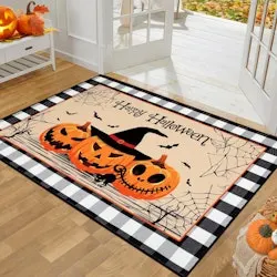 Pauwer Halloween Door Mat