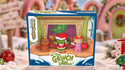 Preorder NEW Grinch Little People Collector Set