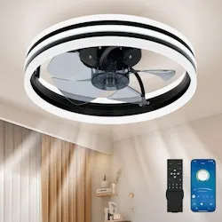 Ralbay 16" Dimmable LED Fandelier