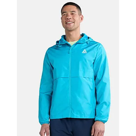 Reebok Men's Windbreaker w/ Hood & Zippered Pockets (Various, Limited Sizes)