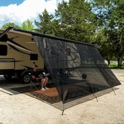 RV Awning Sun Shade Screen