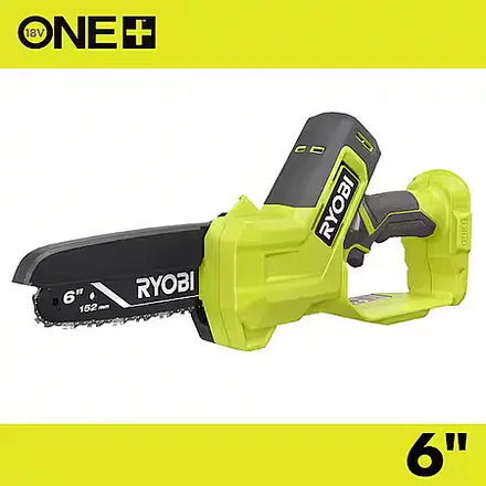 Ryobi One+ 18V Compact Pruning 6" Mini Chainsaw (Tool Only)