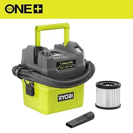 RYOBI ONE+ 18V Cordless 1-Gal. Wet/Dry Vacuum (Tool Only)