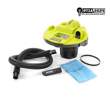 Ryobi ONE+ 18V Cordless 5-Gal Bucket Top Wet/Dry Vacuum (Tool Only)