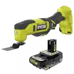 RYOBI ONE+ 18V Cordless Oscillating Multi-Tool w/ 2.0 Ah Battery
