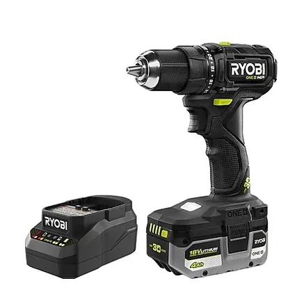 RYOBI ONE+ HP 18V Brushless 1/2" Drill/Driver 30th Anniversary Kit w/ 4.0 Ah Batt & Charger