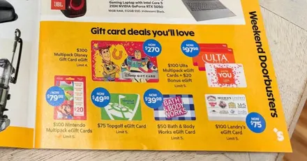 Sam's Club Doorbusters Start 11/6 | HUGE Savings on Gift Cards, Toys, Clothing, & More