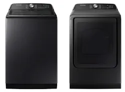 Samsung 5.5 Cu. Ft. Top Load Washer & 7.4 Cu. Ft. Electric Dryer Bundle