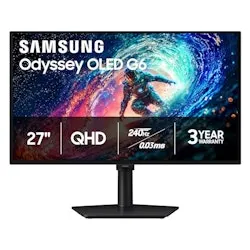 Samsung Odyssey G6 27" 1440p HDR OLED G-Sync Monitor