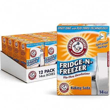 Select Accs: 12-Pk 14-Oz ARM & HAMMER Baking Soda Fridge-n-Freezer Odor Absorber
