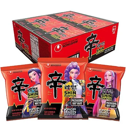 Select Locations: 16-Pack 4.23-Oz Nongshim Shin Noodle Soup (Gourmet Spicy)