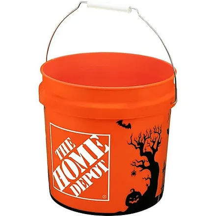 Select Locations: 2-Gal Home Depot Halloween Bucket (Orange)