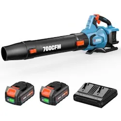Senix 40V 700CFM Brushless Cordless Leaf Blower with 2 4.0Ah Batteries