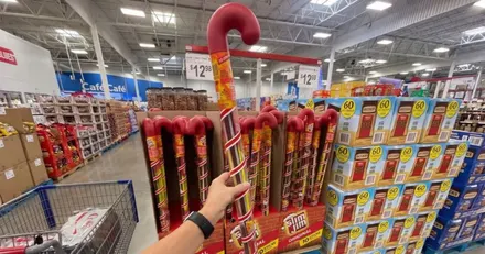 Slim Jim Giant Candy Canes are Back at Sam's Club