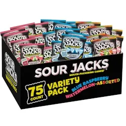 Sour Jacks Sour Gummy Wedges 75ct Variety Pack