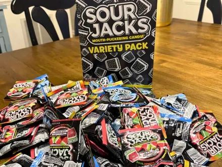 Sour Jacks Sour Gummy Wedges Variety Pack 75-Count