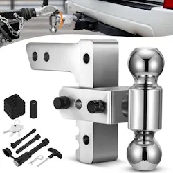 SpeedWow Adjustable Dual-Ball 2" Trailer Hitch