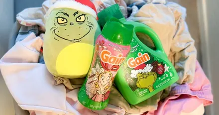 Stack Amazon Savings on Gain's Grinch Scents & Smell Like Whoville