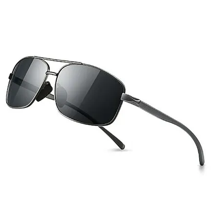 SUNGAIT Ultra Lightweight Rectangular UV400 Polarized Sunglasses (various)