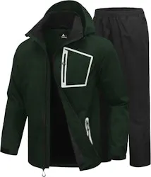 Swisswell Men's Reflective Waterproof Rain Suit