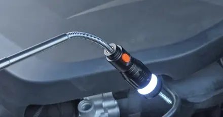 Telescoping LED Flashlight & Magnetic Pickup Tool