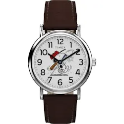 Timex Peanuts Men's Weekender Baseball 38mm Analog Watch