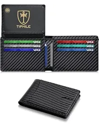 Tipmile Slim RFID Blocking Leather Wallet