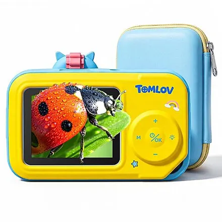 TOMLOV Kids' P50K 2.4" IPS 500X Handheld Digital Microscope (2 colors)