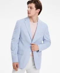 Tommy Hilfiger Men's Modern-Fit Patterned Blazer