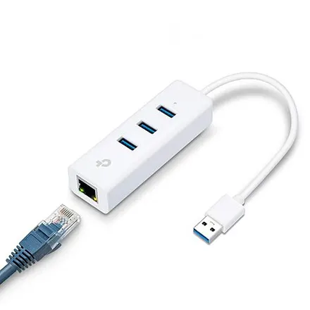 TP-Link USB 3.0 to Gigabit Ethernet + 3-Port USB Hub Adapter