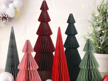 Trendy Honeycomb Christmas Tree 6-Pack