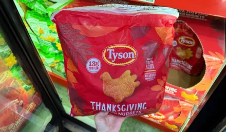 Turkey-Shaped Chicken Nuggets?! Snag a HUGE 56oz Bag