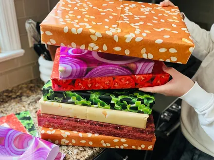 Turn Any Gift Into a Burger With This Fun Wrapping Paper Set (Under $10 Shipped!)